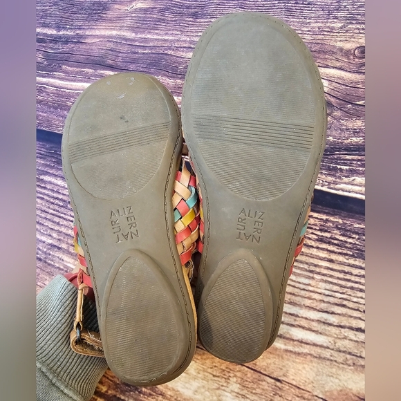 Naturalizer Women's Size 4.5 Whistle Multicolor Huarache Leather Sandals Comfy - Picture 7 of 7